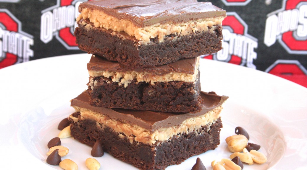 go bucks! [buckeye brownies] sweet caroline's cooking