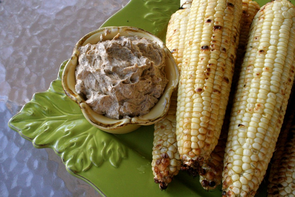 grill 'em. [grilled corn w. honeyancho chile butter] sweet caroline's cooking