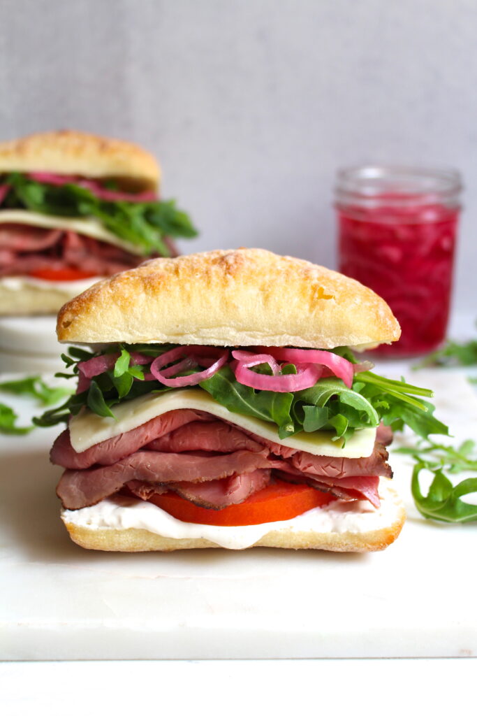 don't let it fool you. [roast beef sandwich] - sweet caroline's cooking