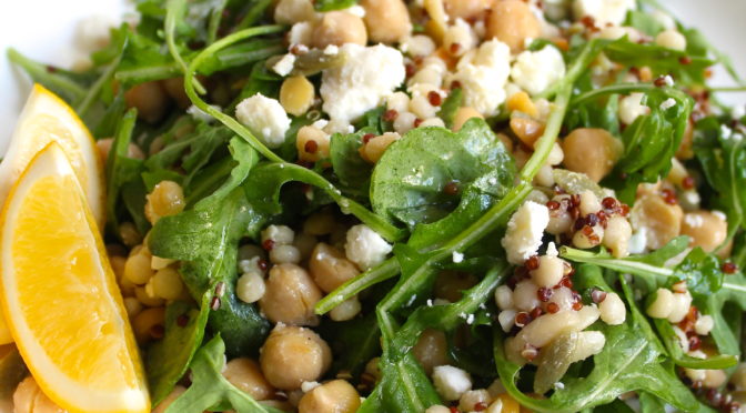 to the rescue. [arugula & couscous salad] - sweet caroline's cooking