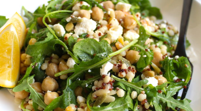 to the rescue. [arugula & couscous salad] - sweet caroline's cooking